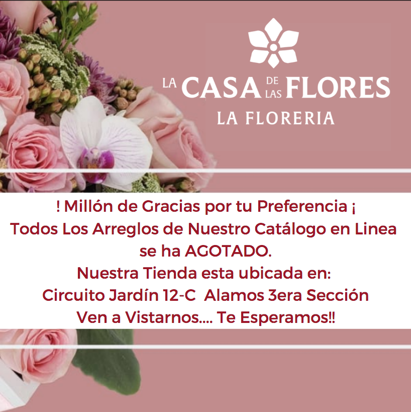Bienvenido a la casa de las flores