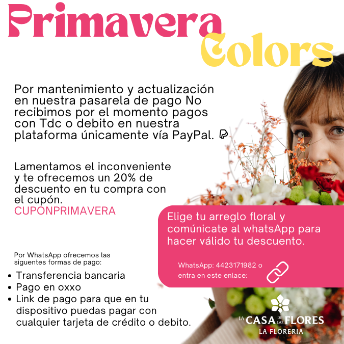 Bienvenido a la casa de las flores